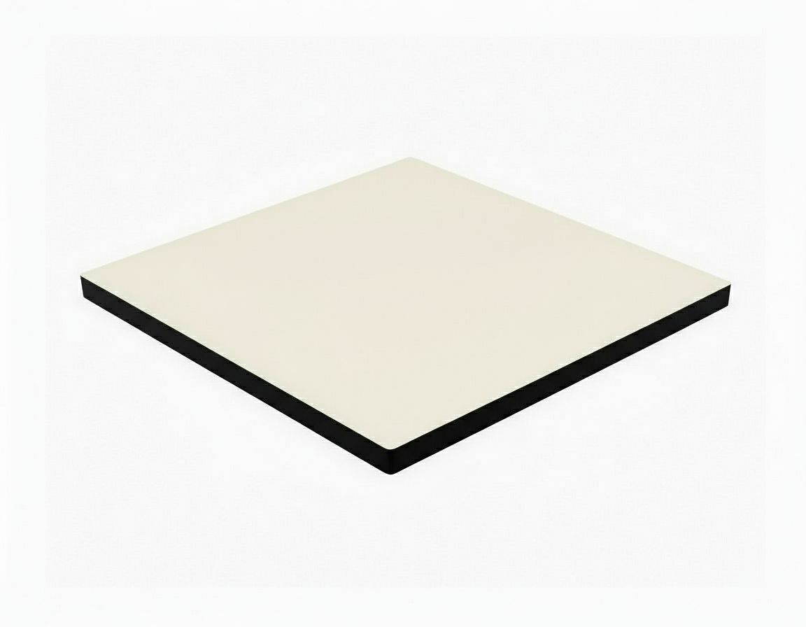 Столешница ВЛАГОСТОЙКАЯ Сlean Touch HPL на основе ФАНЕРЫ 19 мм (Квадратная) Кремовый_14