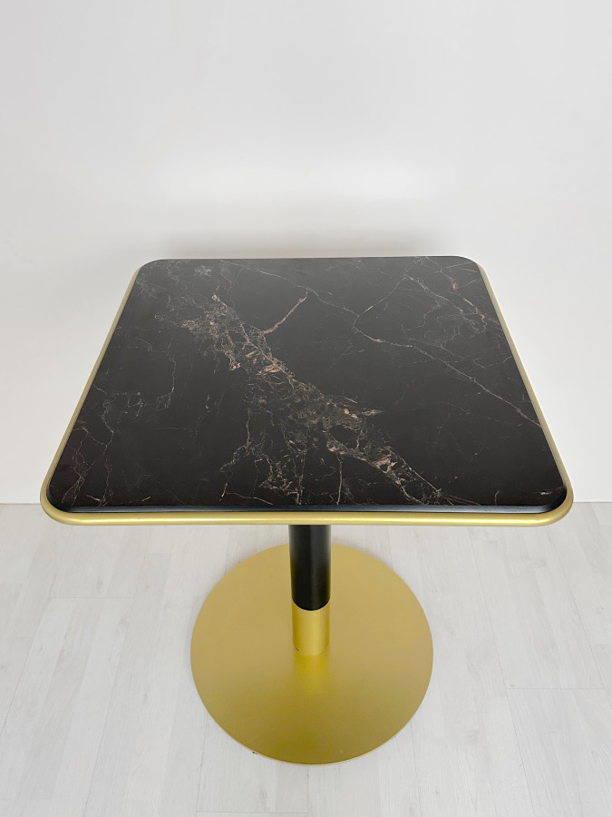 Столешница HPL на основе фанеры влагостойкая - толщина 19 мм (квадратная) Мрамор Матовый_7