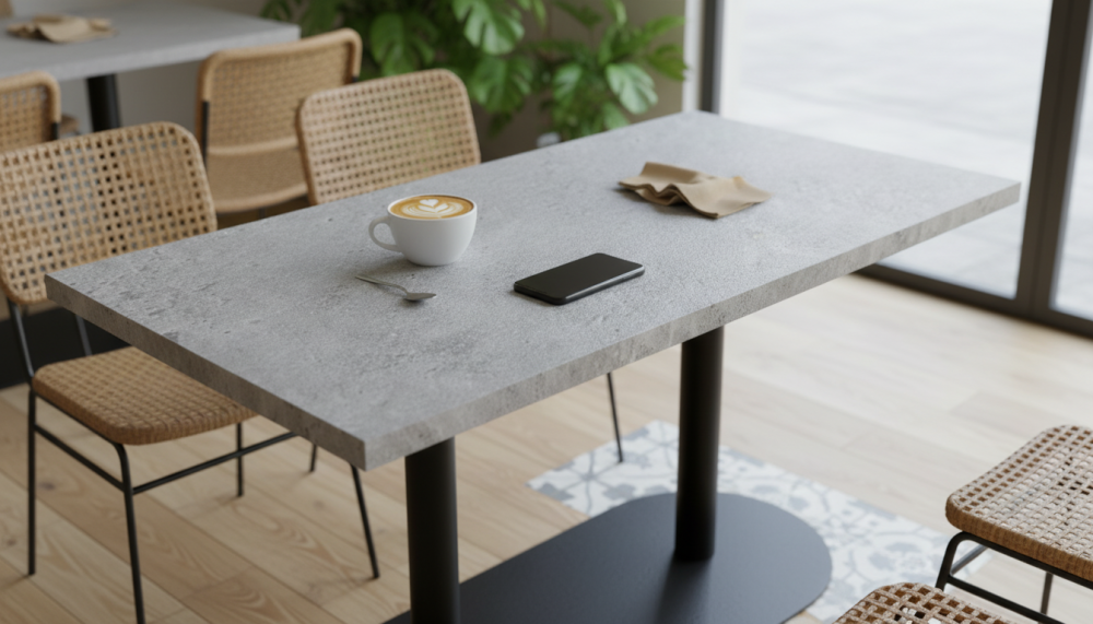 Столешница HPL на основе МДФ (прямоугольная)