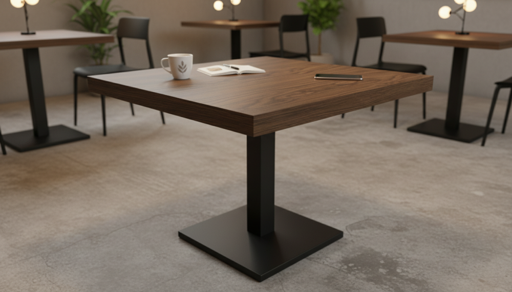 Столешница шпон дуба на основе ВЛАГОСТОЙКОГО МДФ (Квадратная)