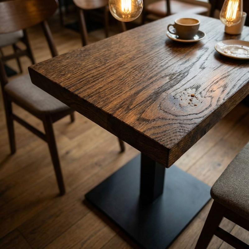 Столешница шпон дуба на основе ВЛАГОСТОЙКОГО МДФ (Прямоугольная)